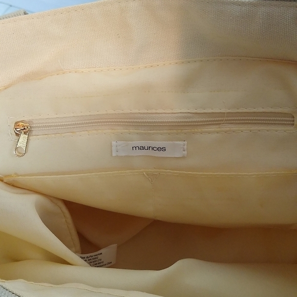 Maurices Large Tote Bag Americana USA Van Sequins Summer Patriotic Beach - Picture 13 of 13